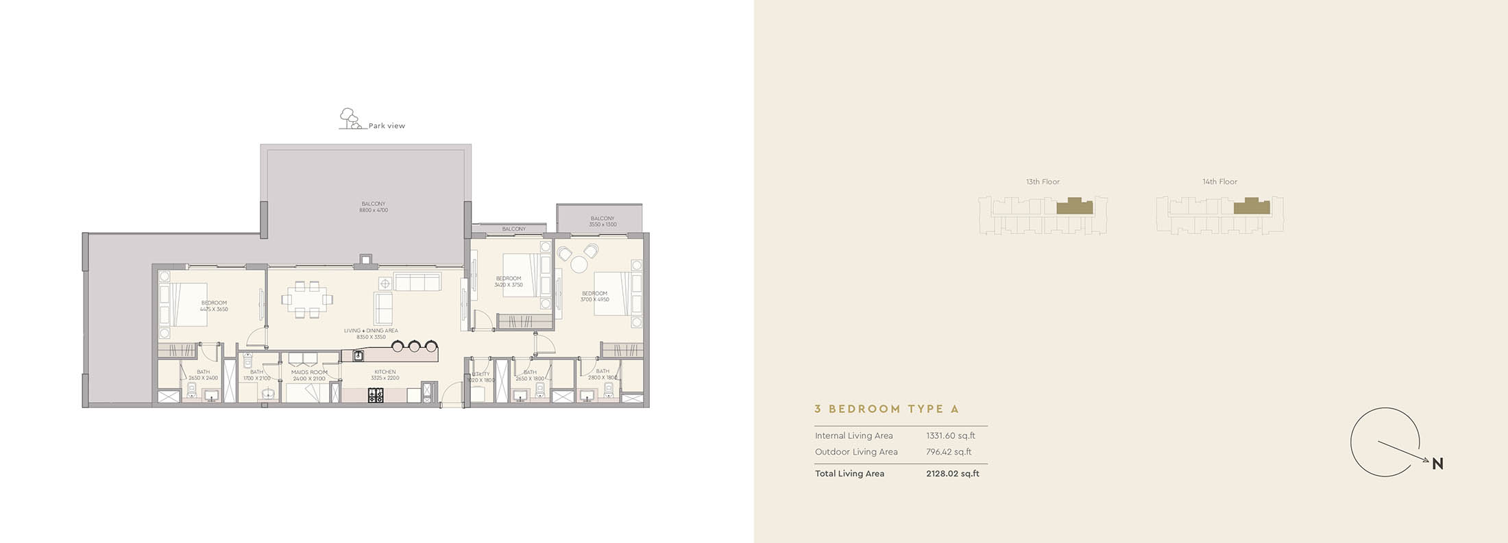The Haven 2 by Meraki floor plan 4