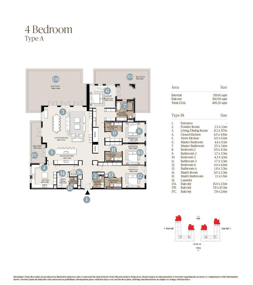 Nawayef Park Views floor plan 4