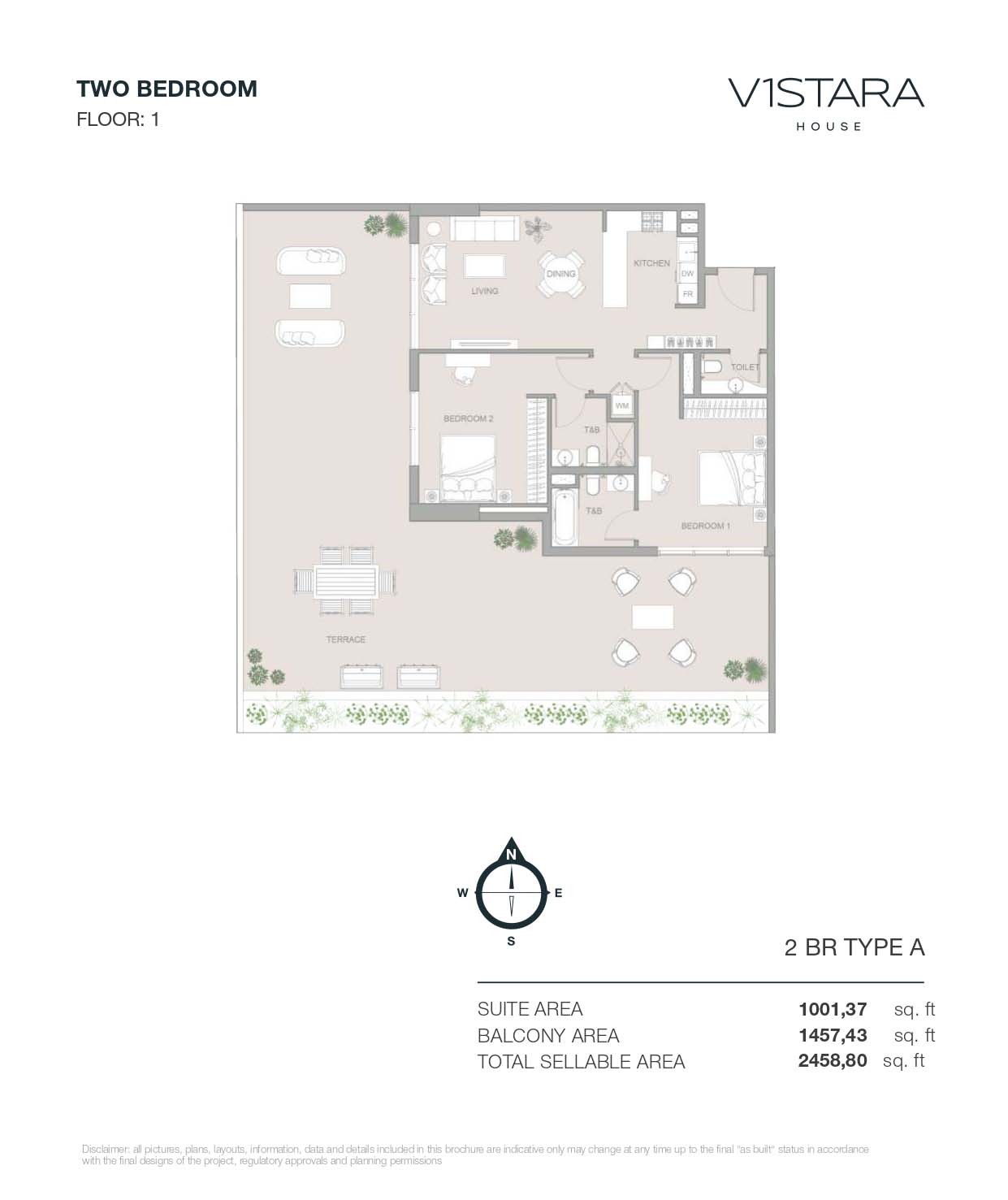 V1stara House at Al Furjan floor plan 3