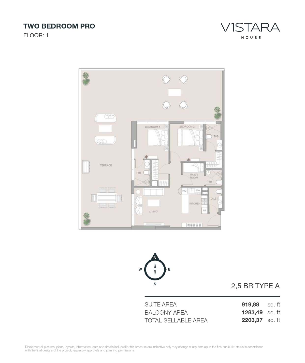 V1stara House at Al Furjan floor plan 5