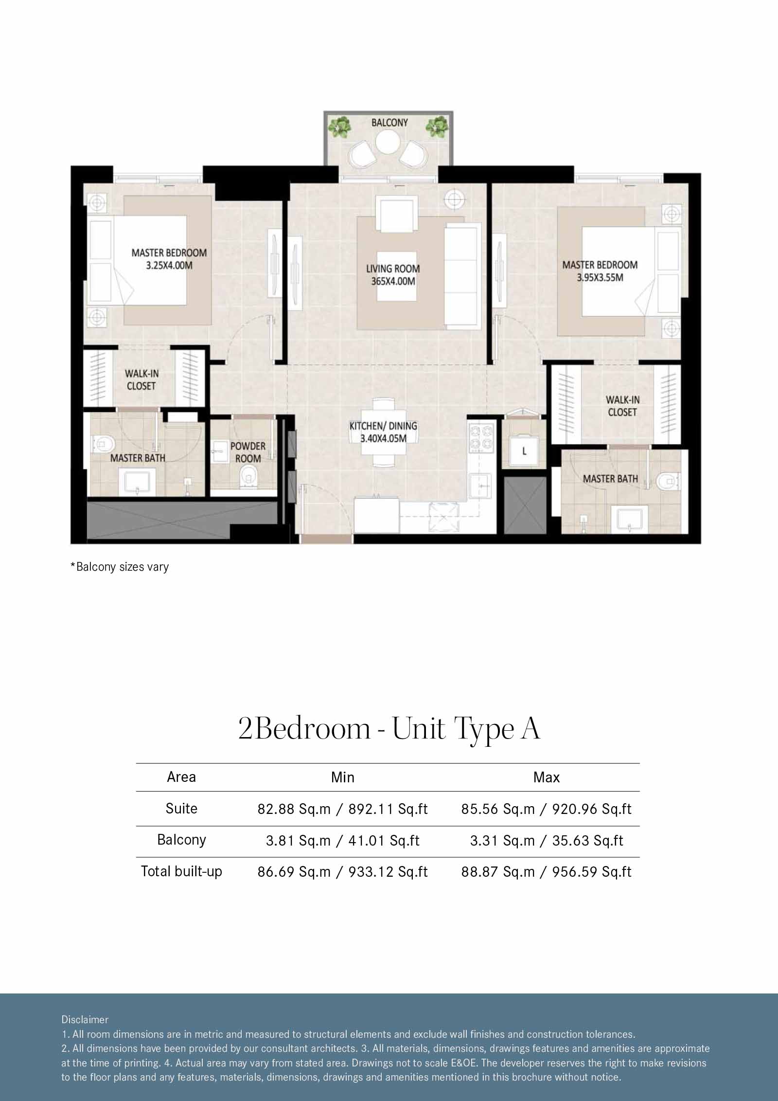 Odessa at Town Square floor plan 2