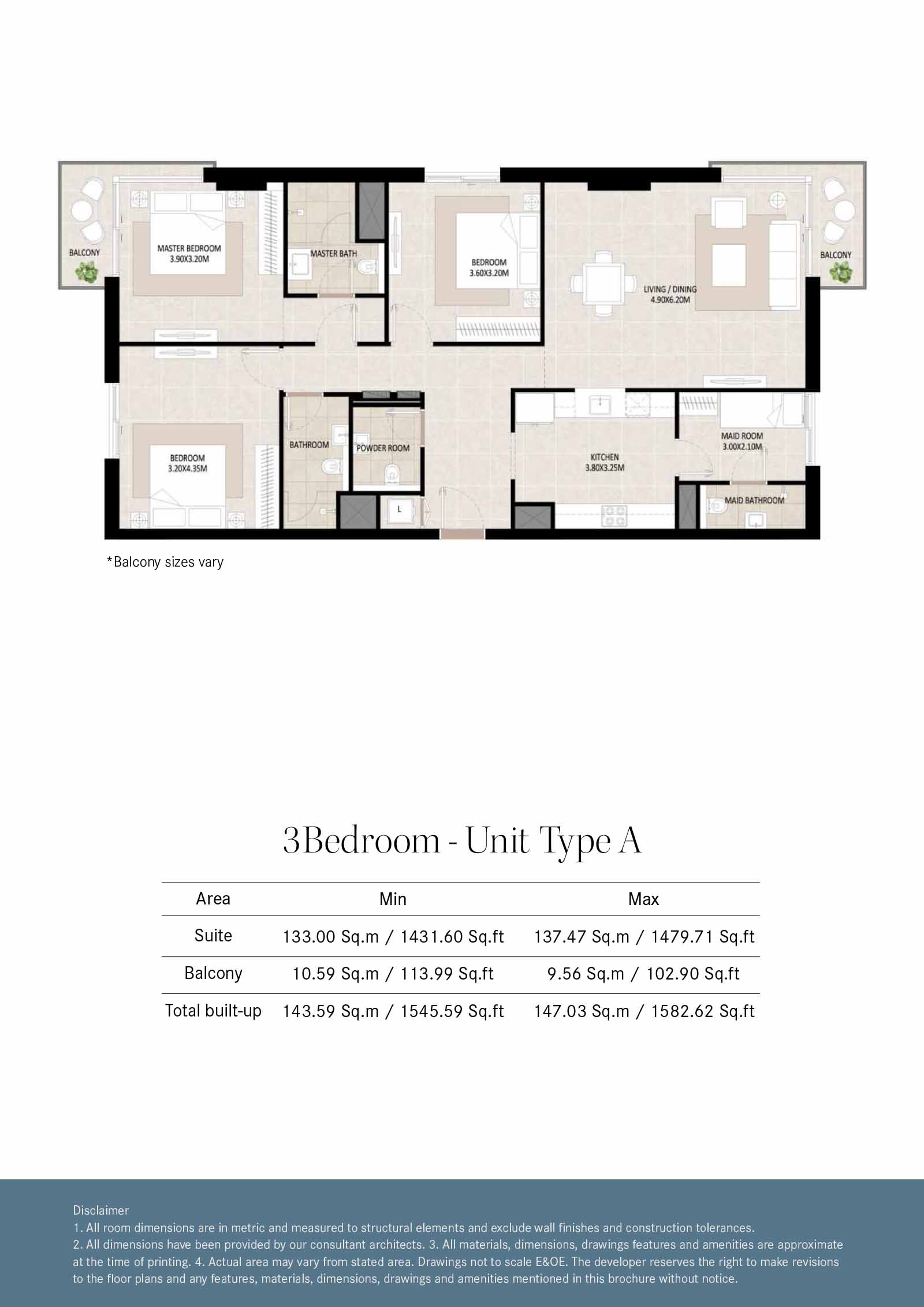Odessa at Town Square floor plan 3