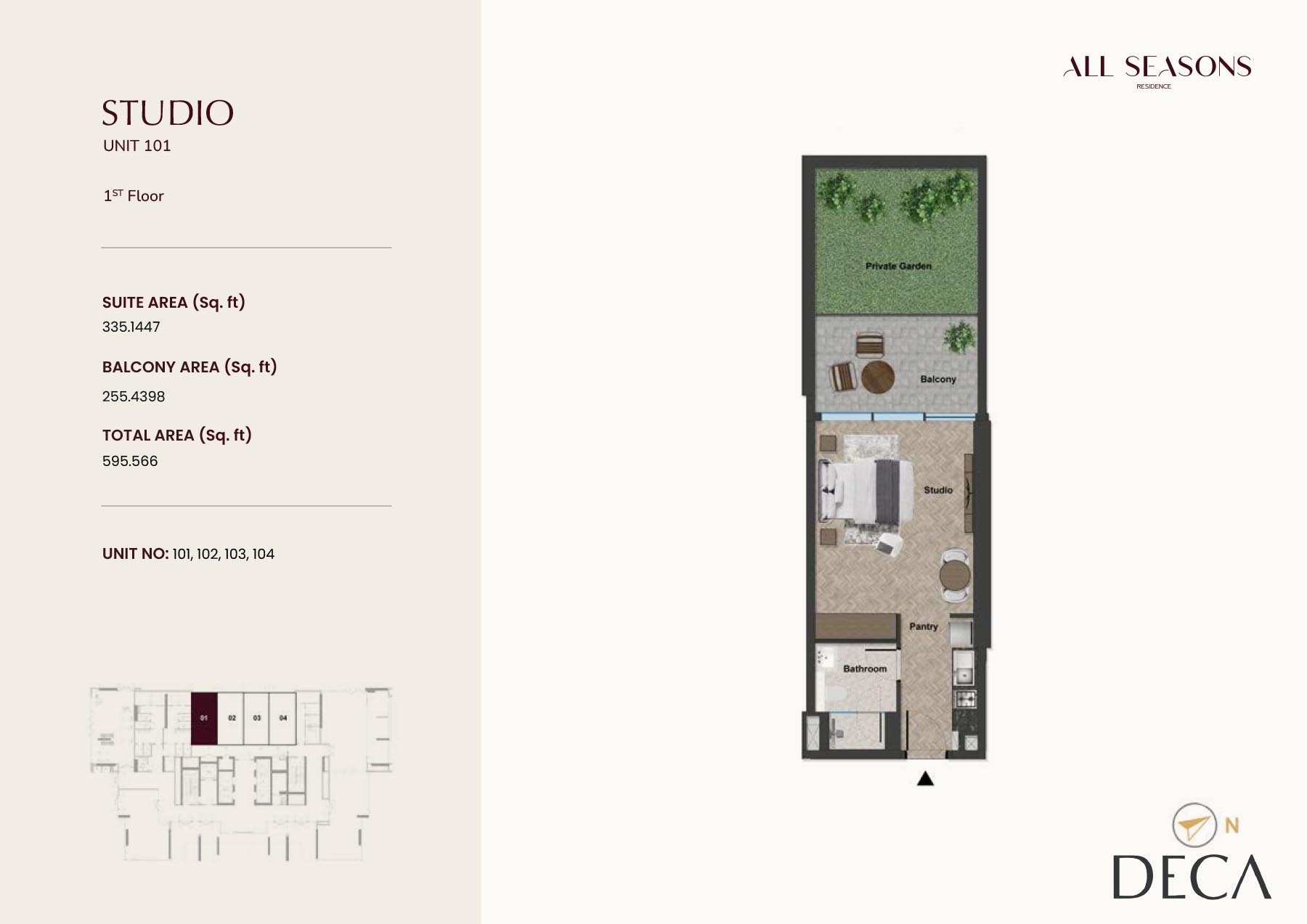 All Seasons Residence at Dubai Sports City floor plan 3