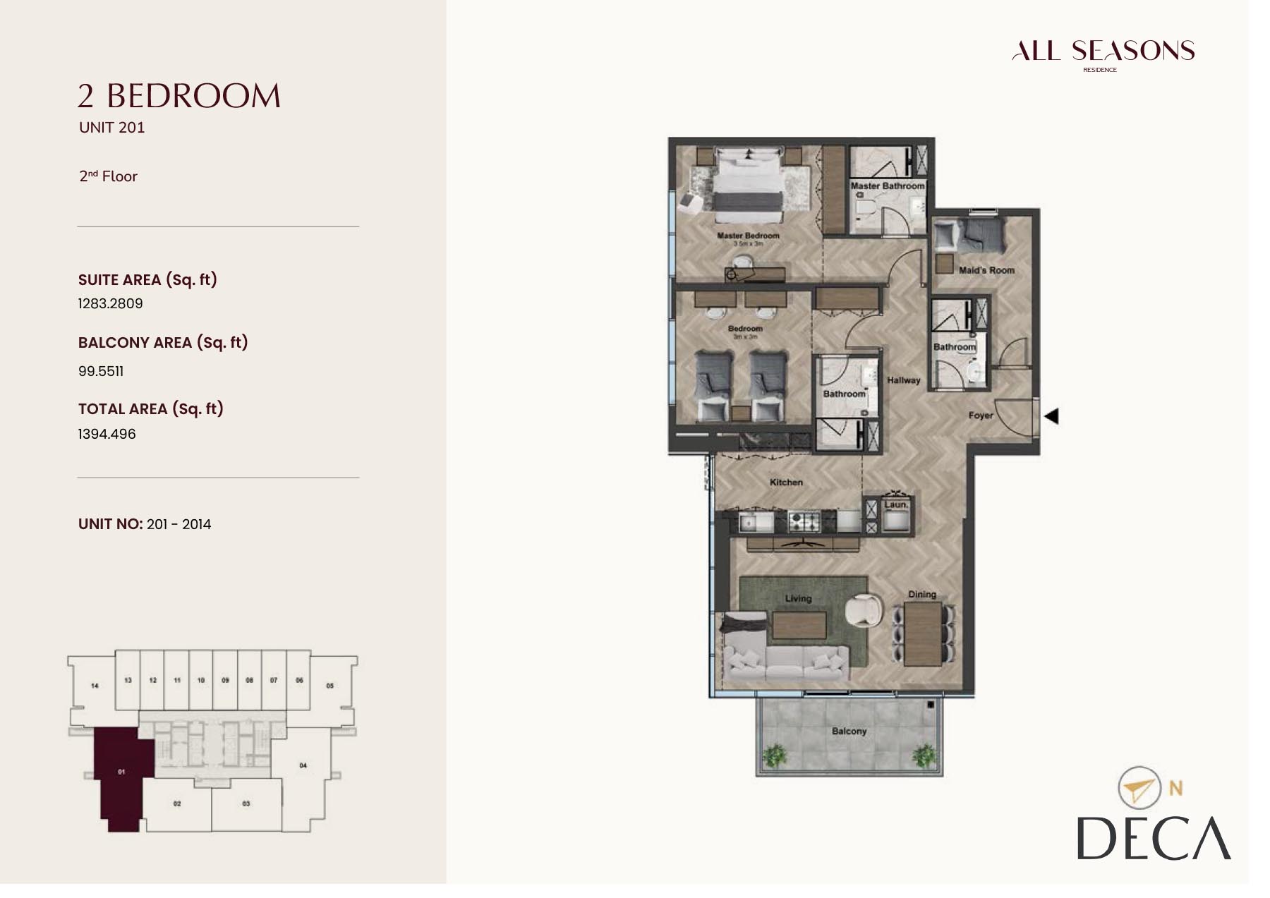 All Seasons Residence at Dubai Sports City floor plan 4