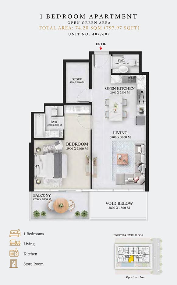 Wellington Ocean at Dubai Islands floor plan 1