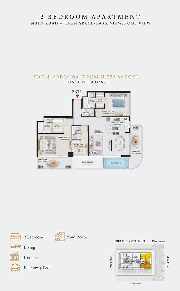 Wellington Ocean at Dubai Islands floor plan 2