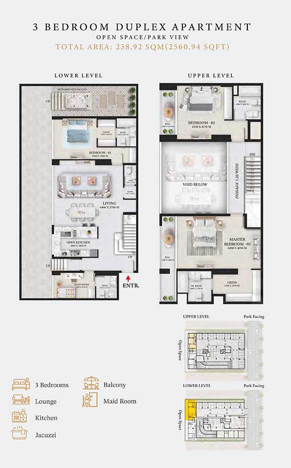 Wellington Ocean at Dubai Islands floor plan 3