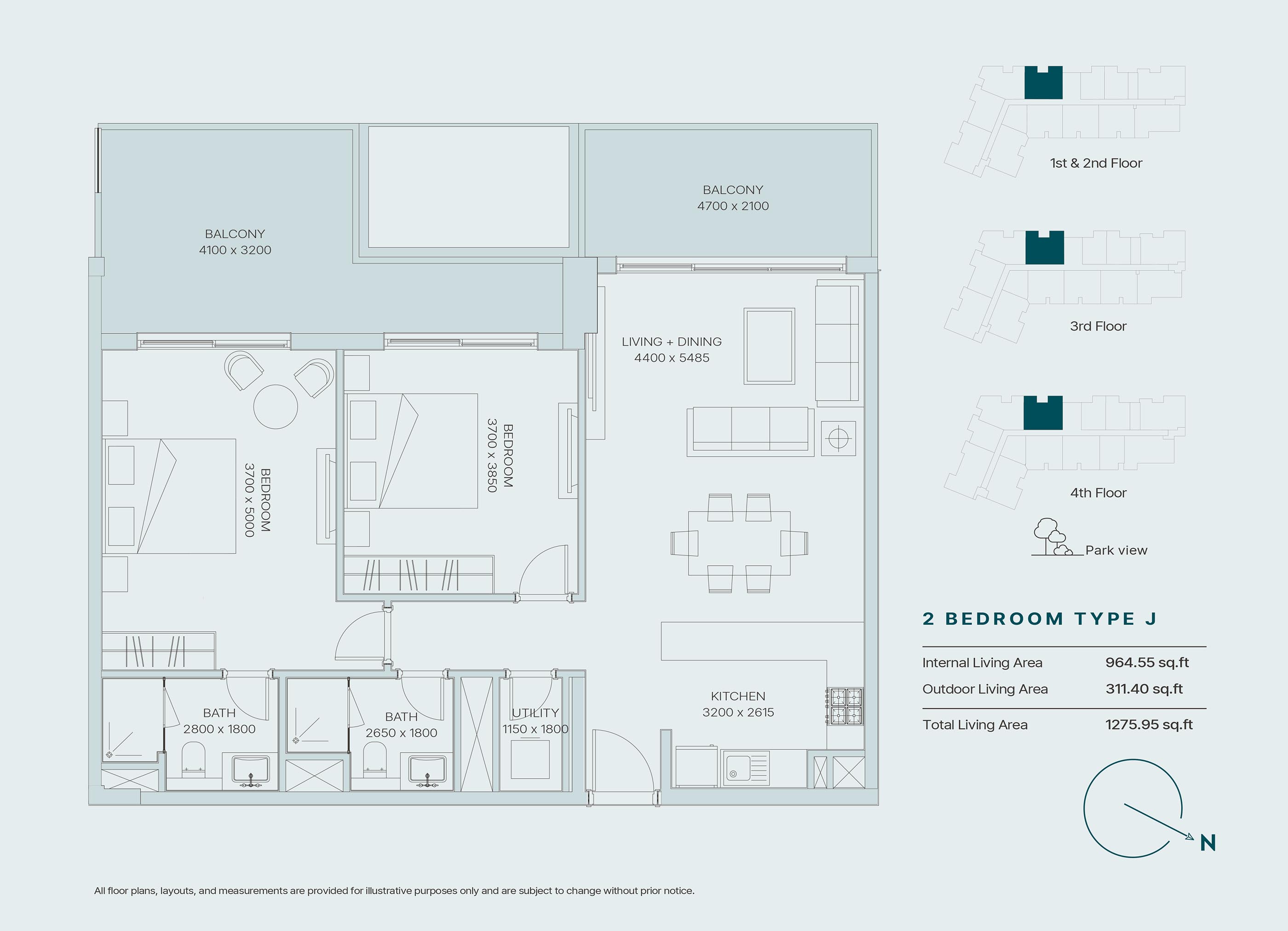 The Haven 3 by Meraki floor plan 3