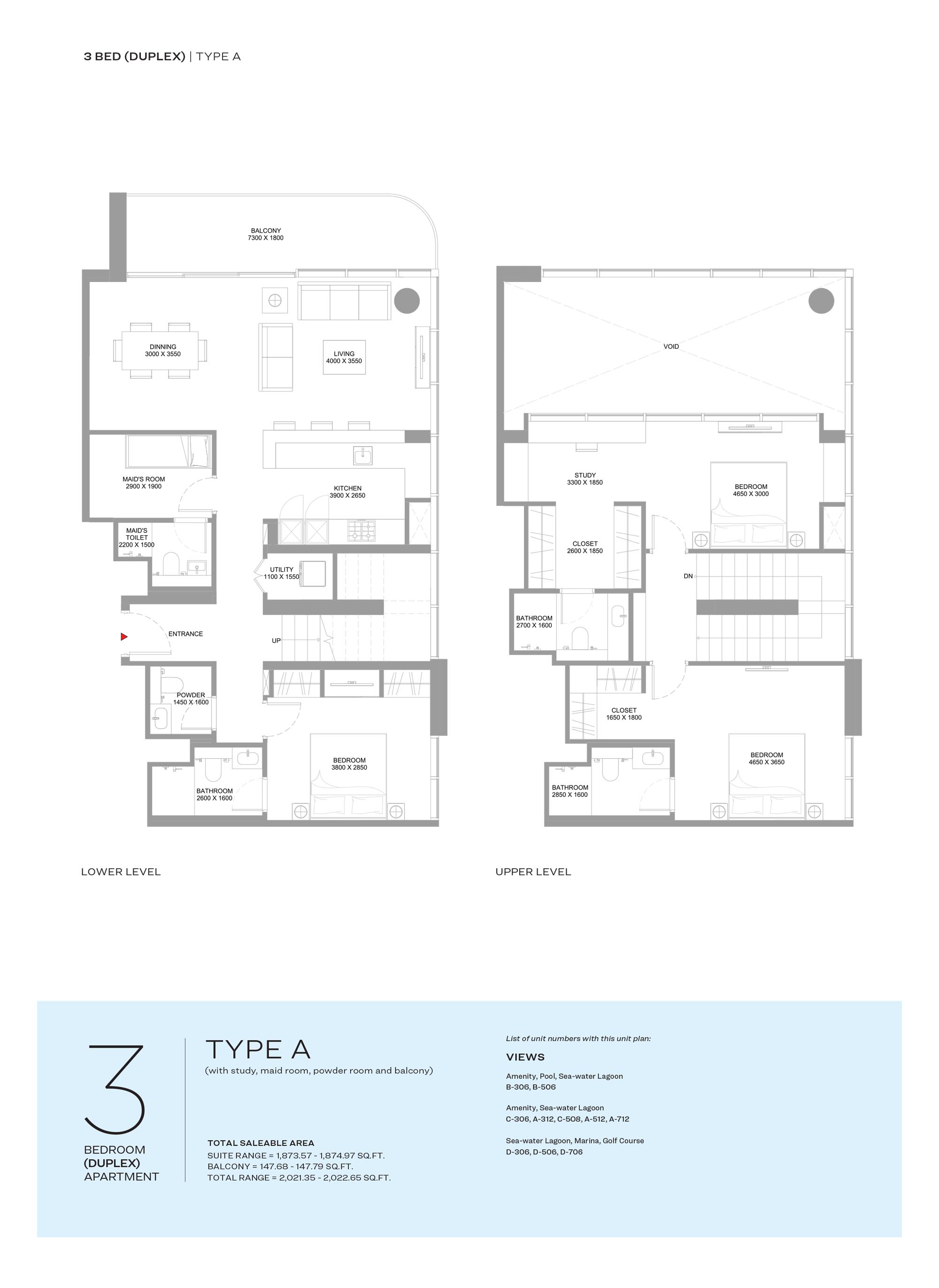 Sobha Florine Beach Residences floor plan 5
