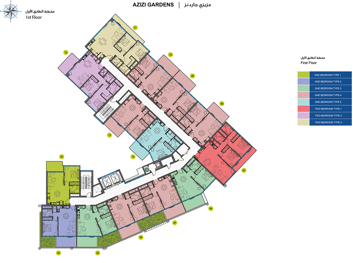 Azizi Gardens floor plan 2