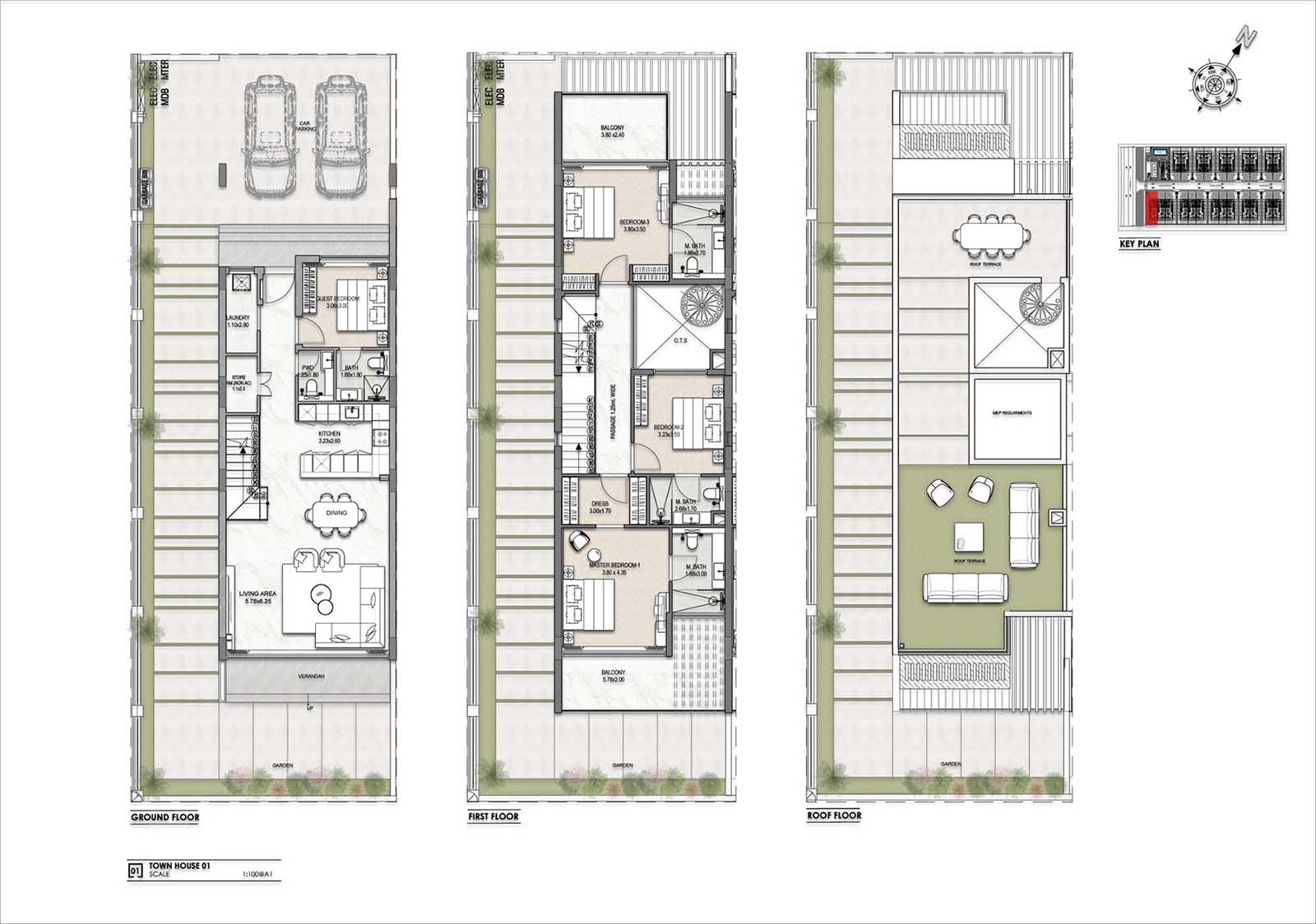 South Park Residences Dubai floor plan 2