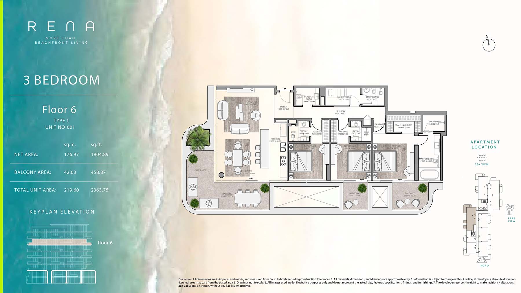 Rena at Dubai Islands floor plan 4