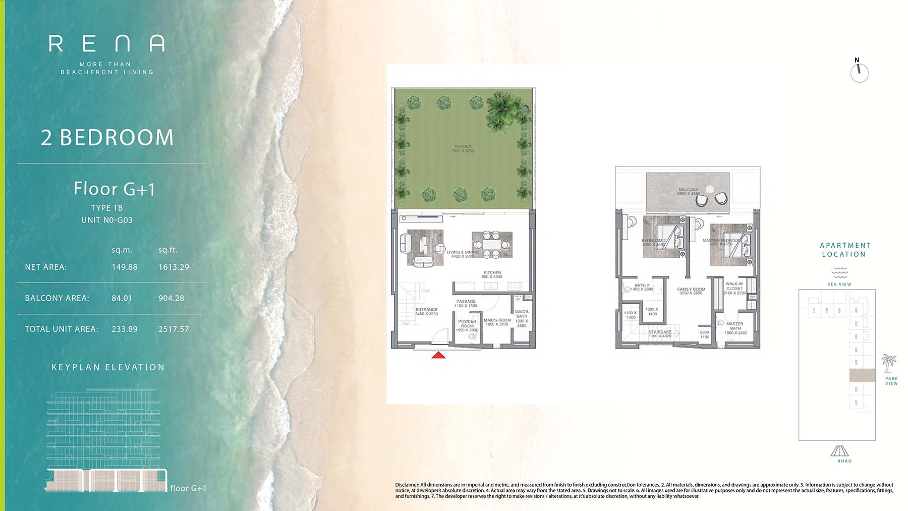 Rena at Dubai Islands floor plan 3