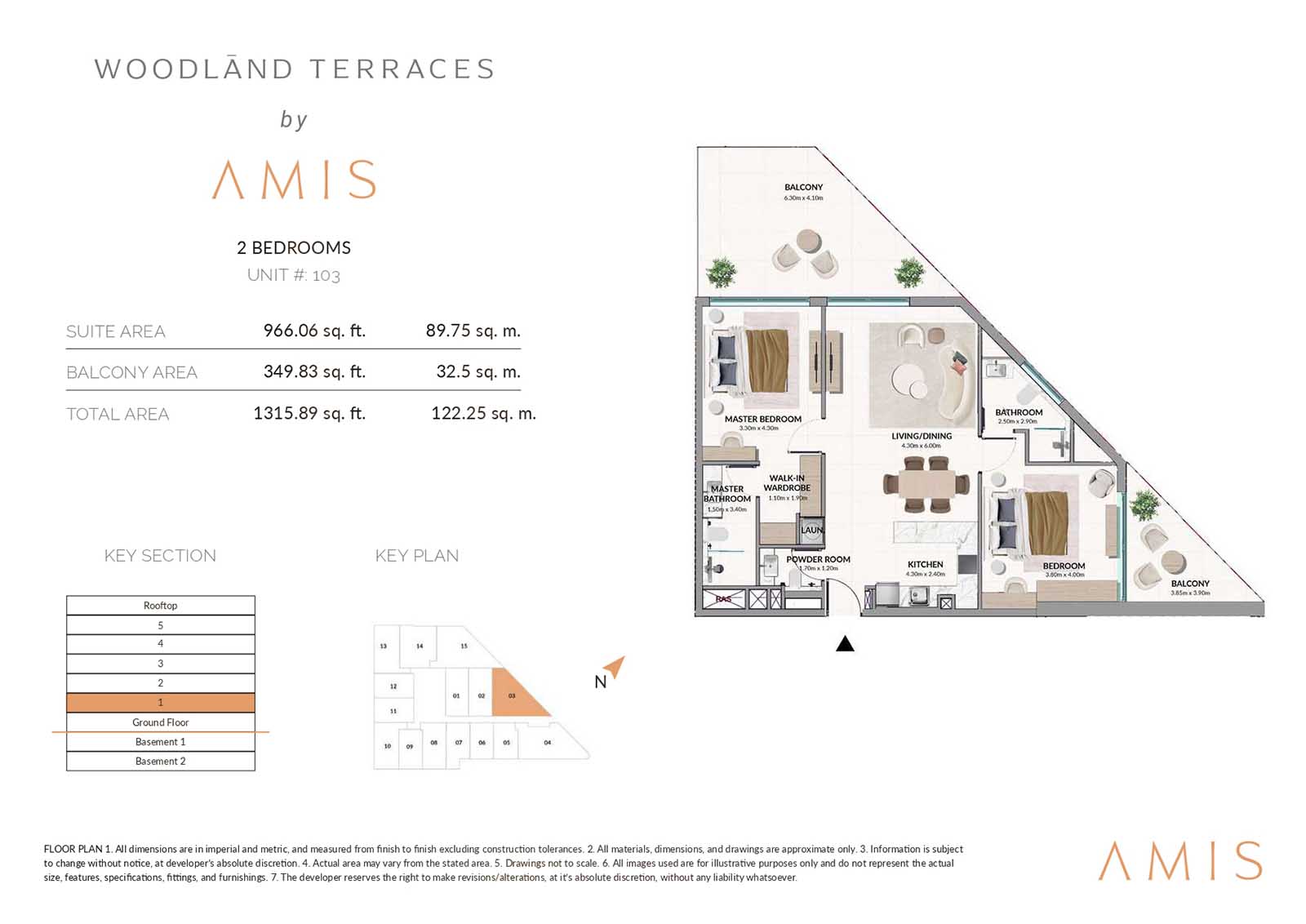 Woodland Terraces at Meydan floor plan 2