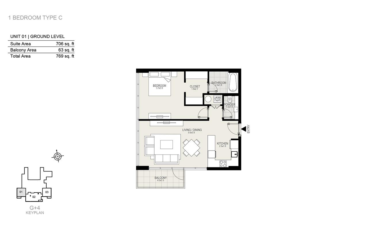 District One Residences floor plan 2