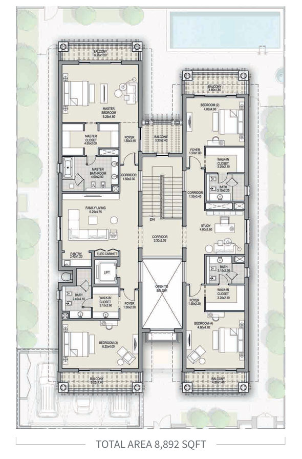District One Villas floor plan 2