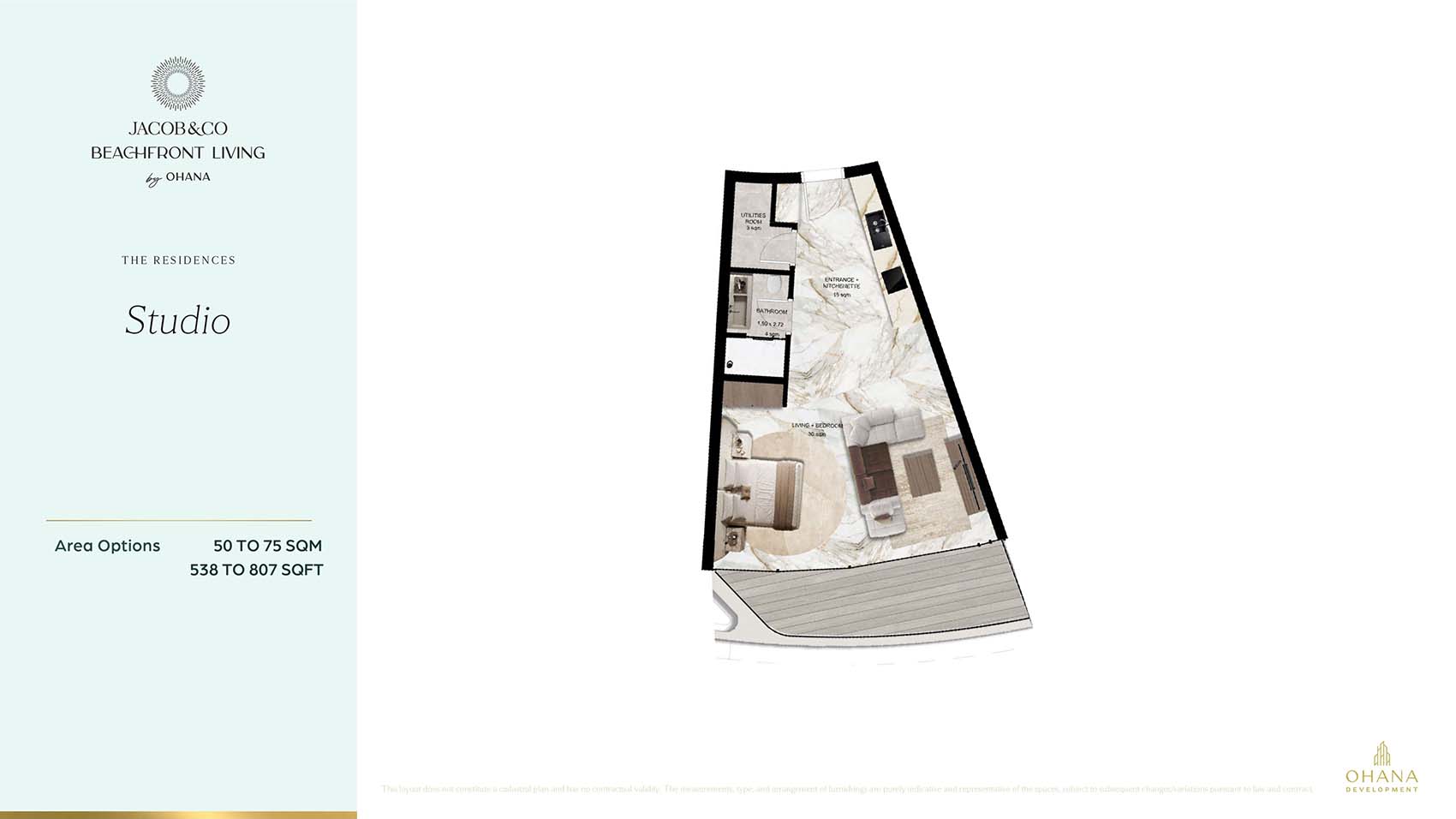 Beachfront Living by Ohana floor plan 1
