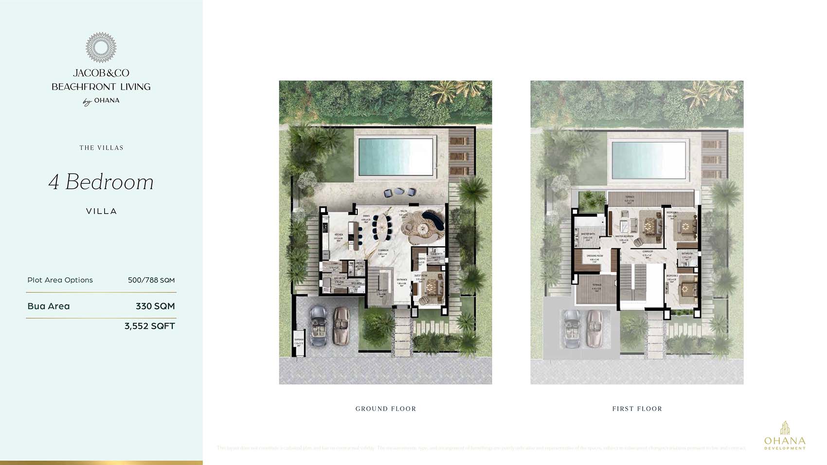 Beachfront Living by Ohana floor plan 3