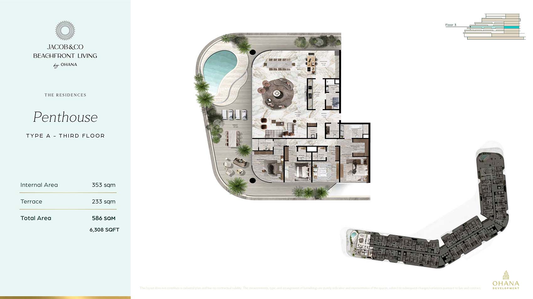Beachfront Living by Ohana floor plan 4