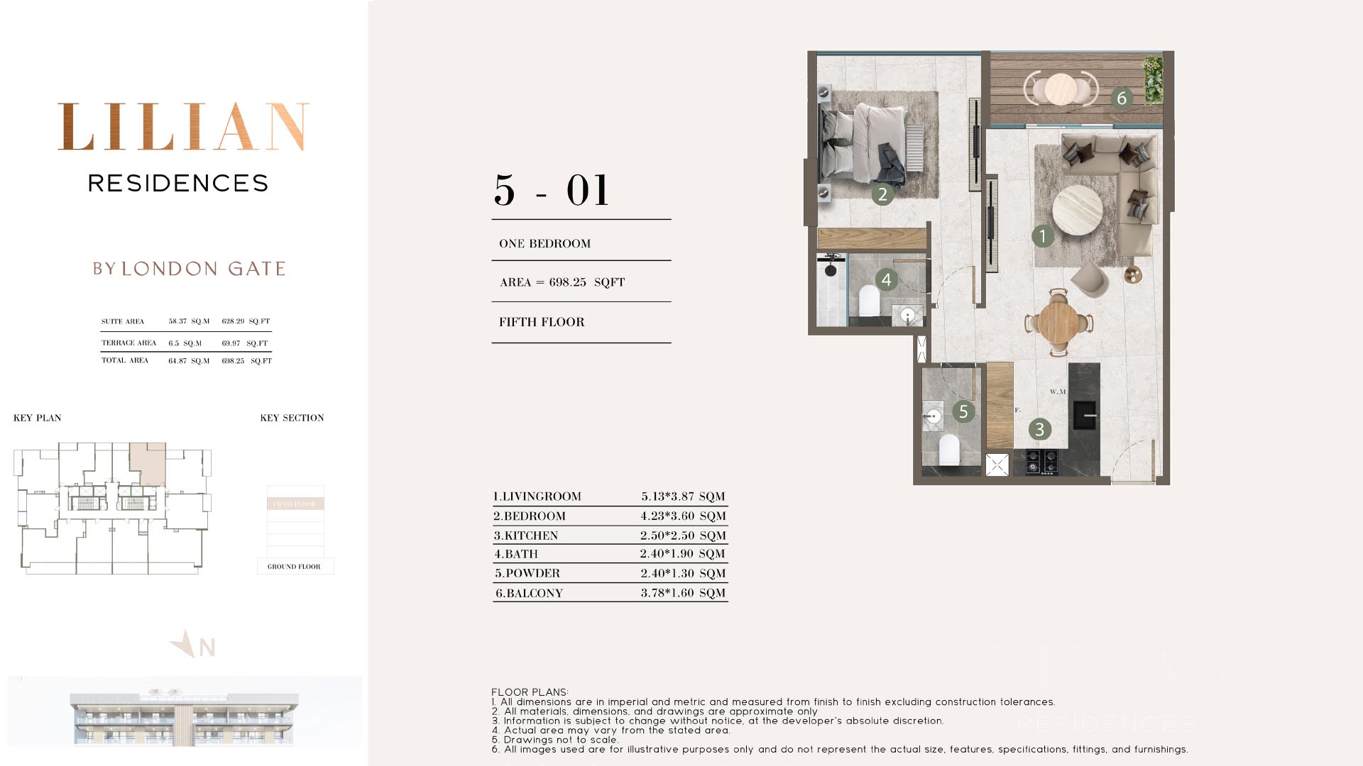 Lilian Residences at Dubai South floor plan 2