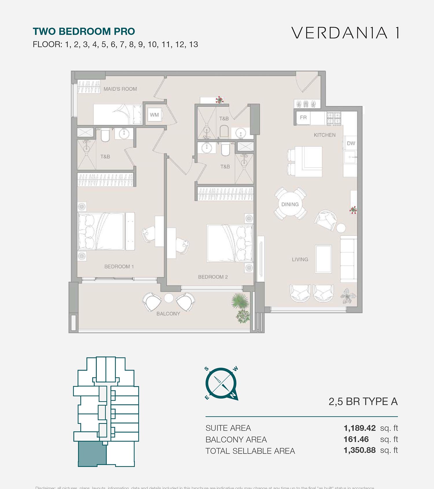 VERDAN1A at DLRC floor plan 4