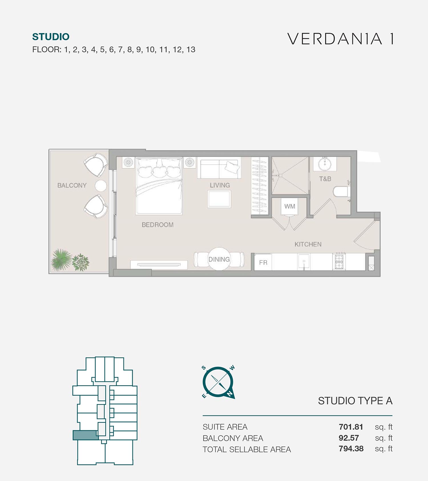 VERDAN1A at DLRC floor plan 1
