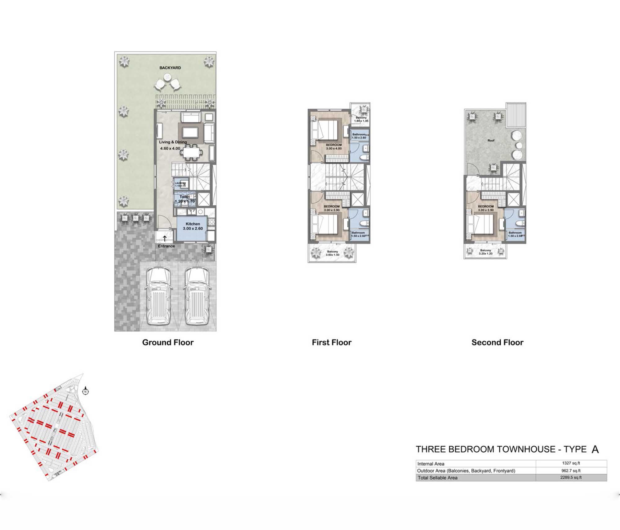 Reportage Hills floor plan 1
