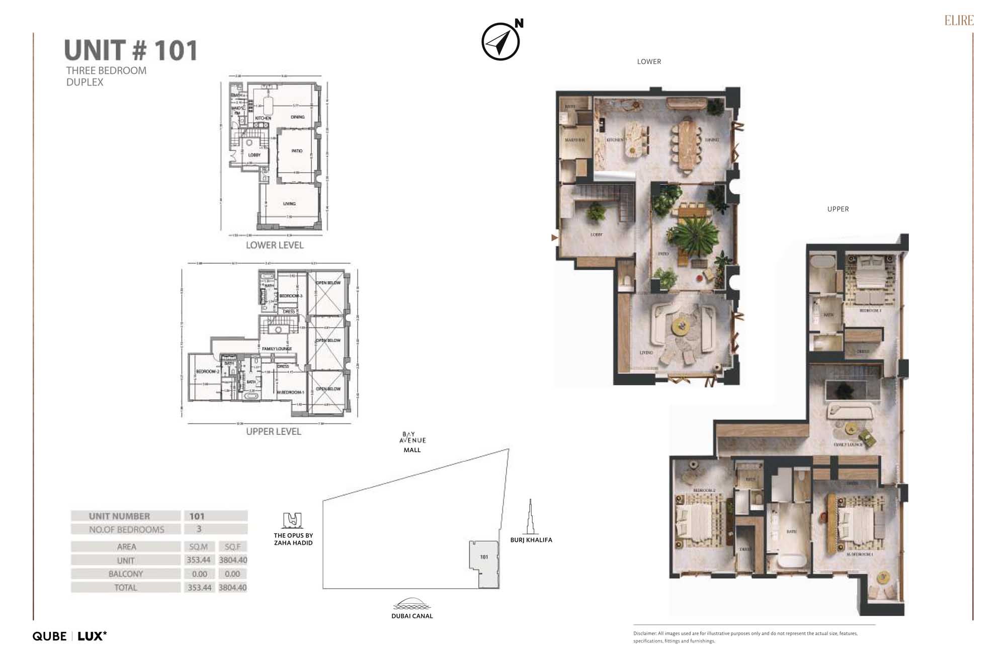 Elire at Business Bay floor plan 4