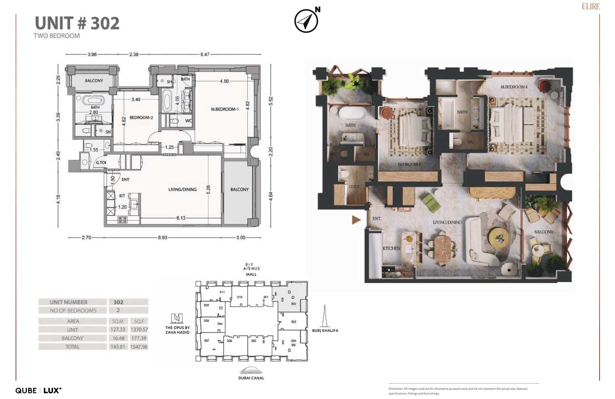 Elire at Business Bay floor plan 2
