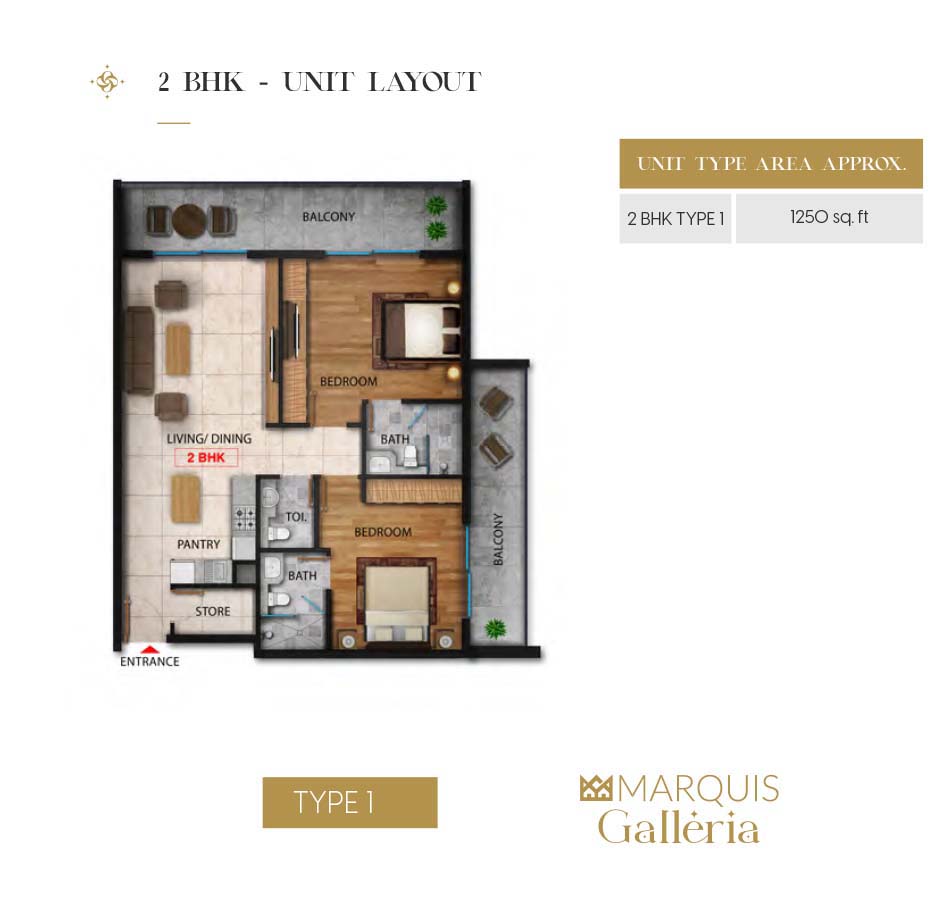 Marquis Galleria floor plan 3