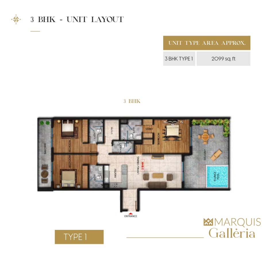 Marquis Galleria floor plan 4