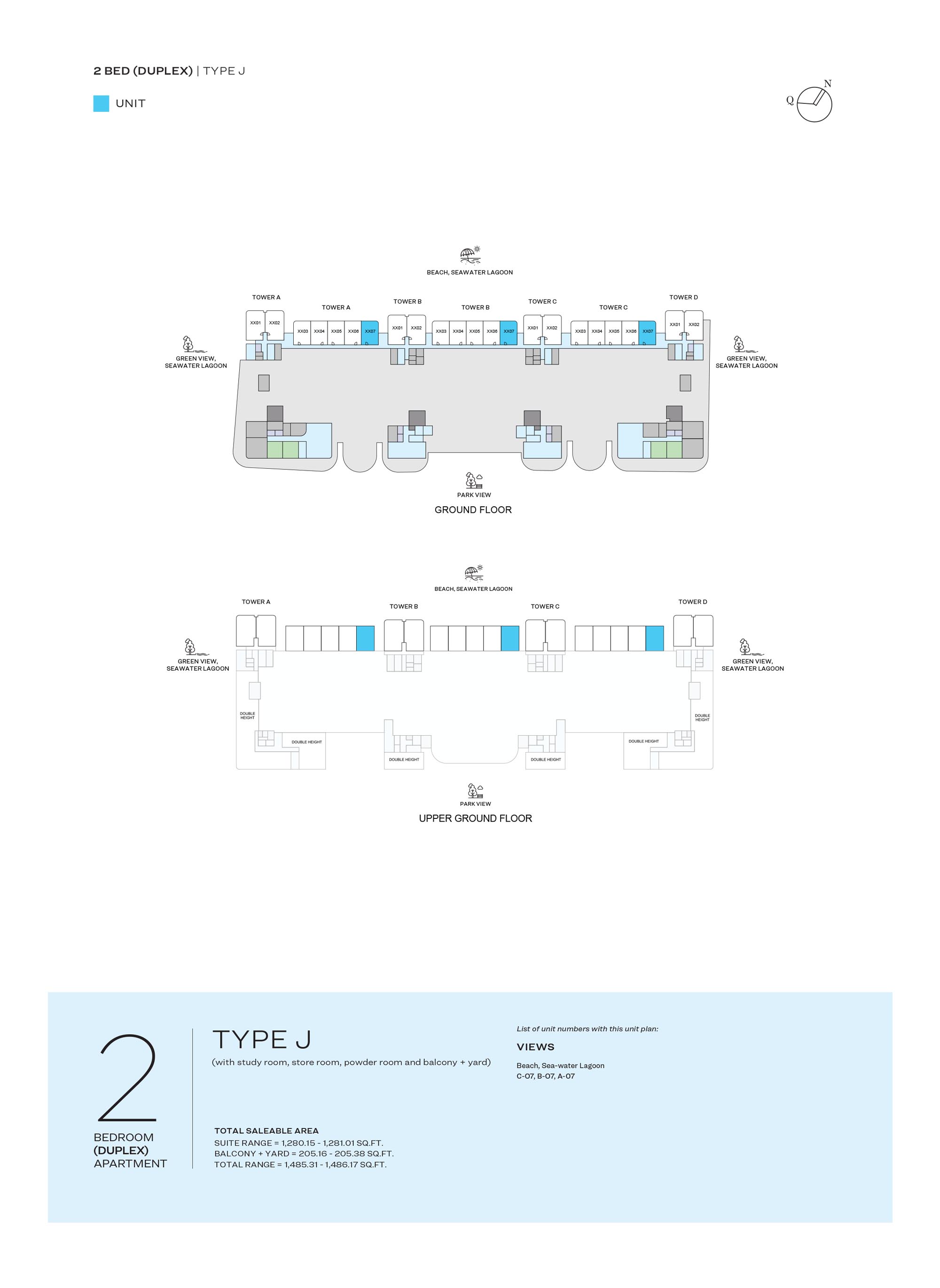 Sobha Coastline Beach Residences floor plan 4