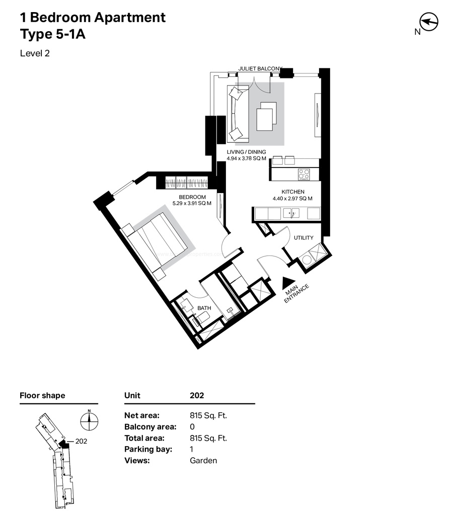 Bluewaters Residences floor plan 2