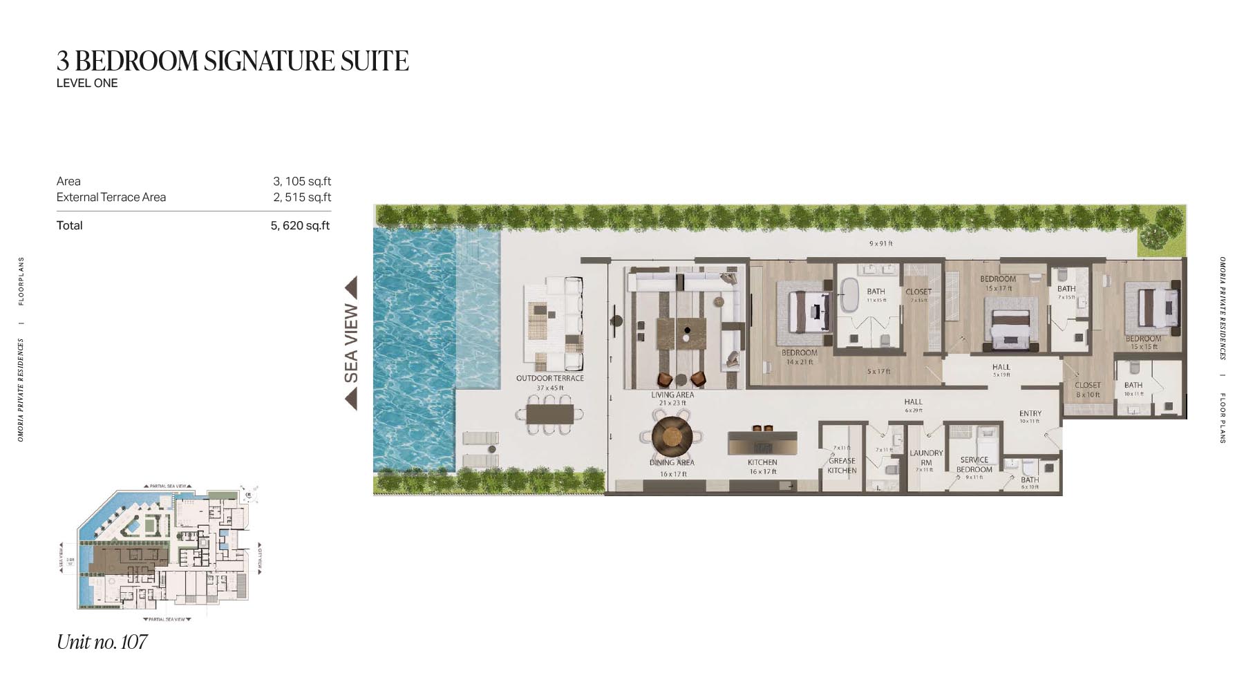 Omoria Hotel Residences at Dubai Islands floor plan 4