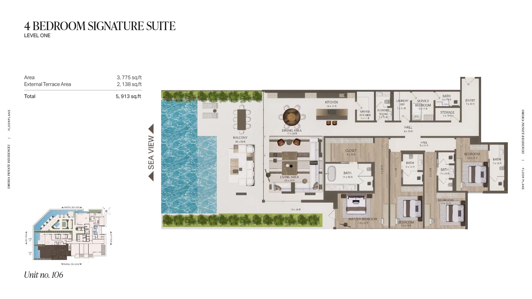 Omoria Hotel Residences at Dubai Islands floor plan 5