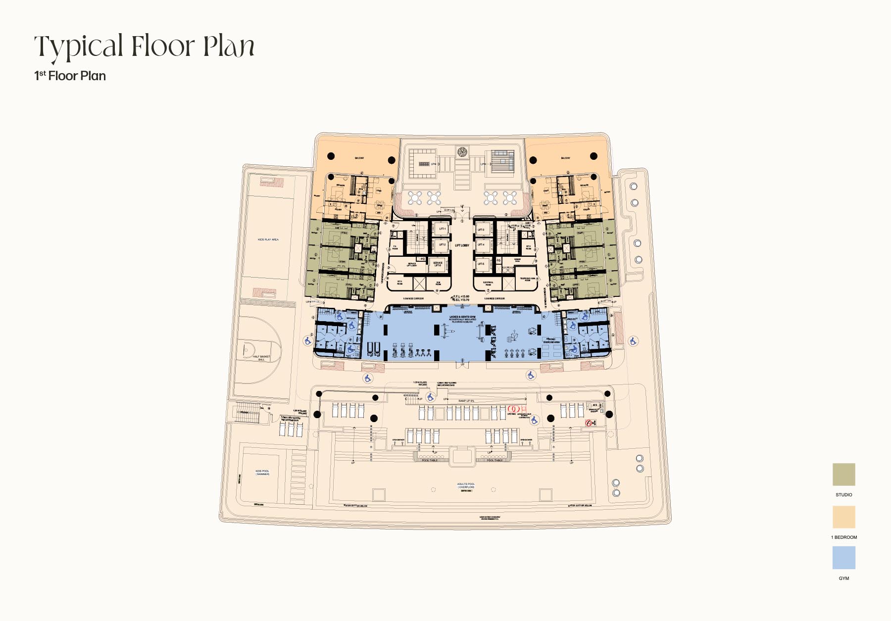 Binghatti Hillside floor plan 3
