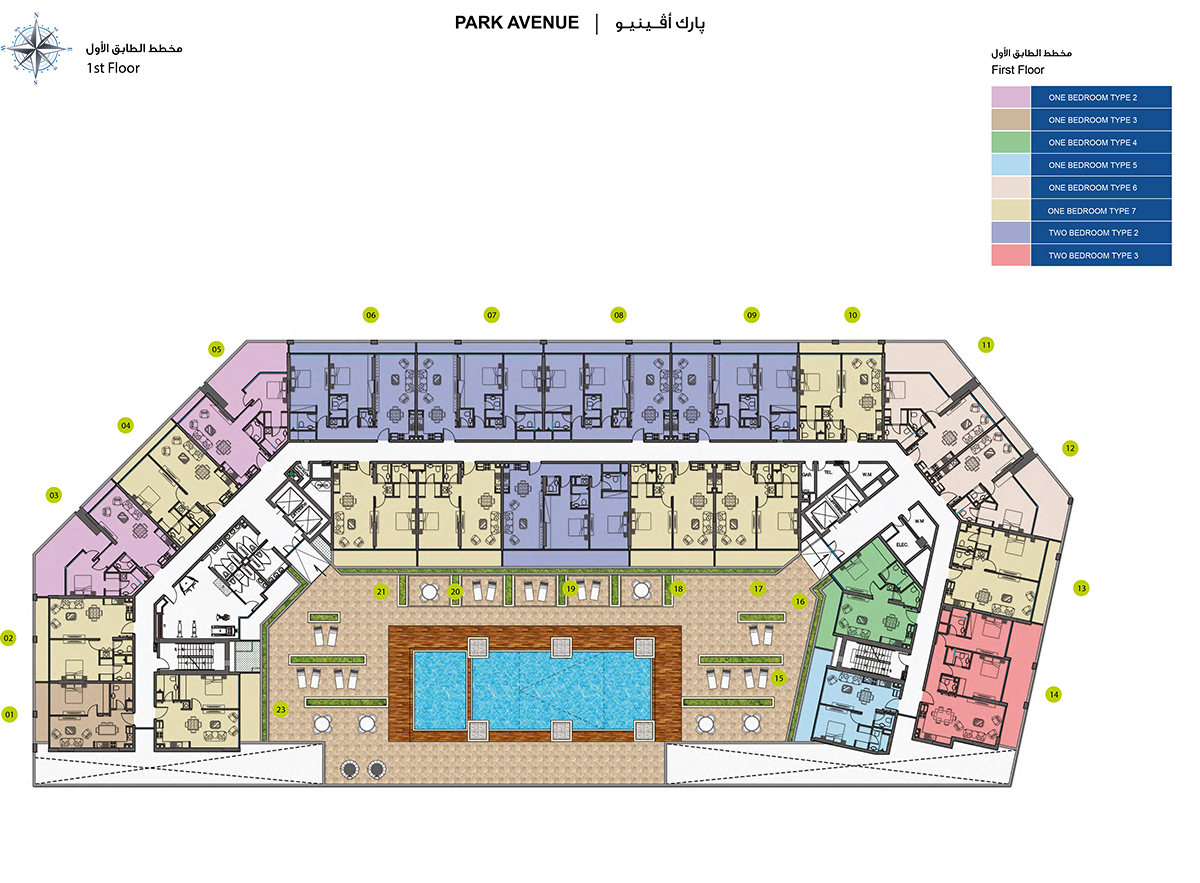 Azizi Park Avenue floor plan 2