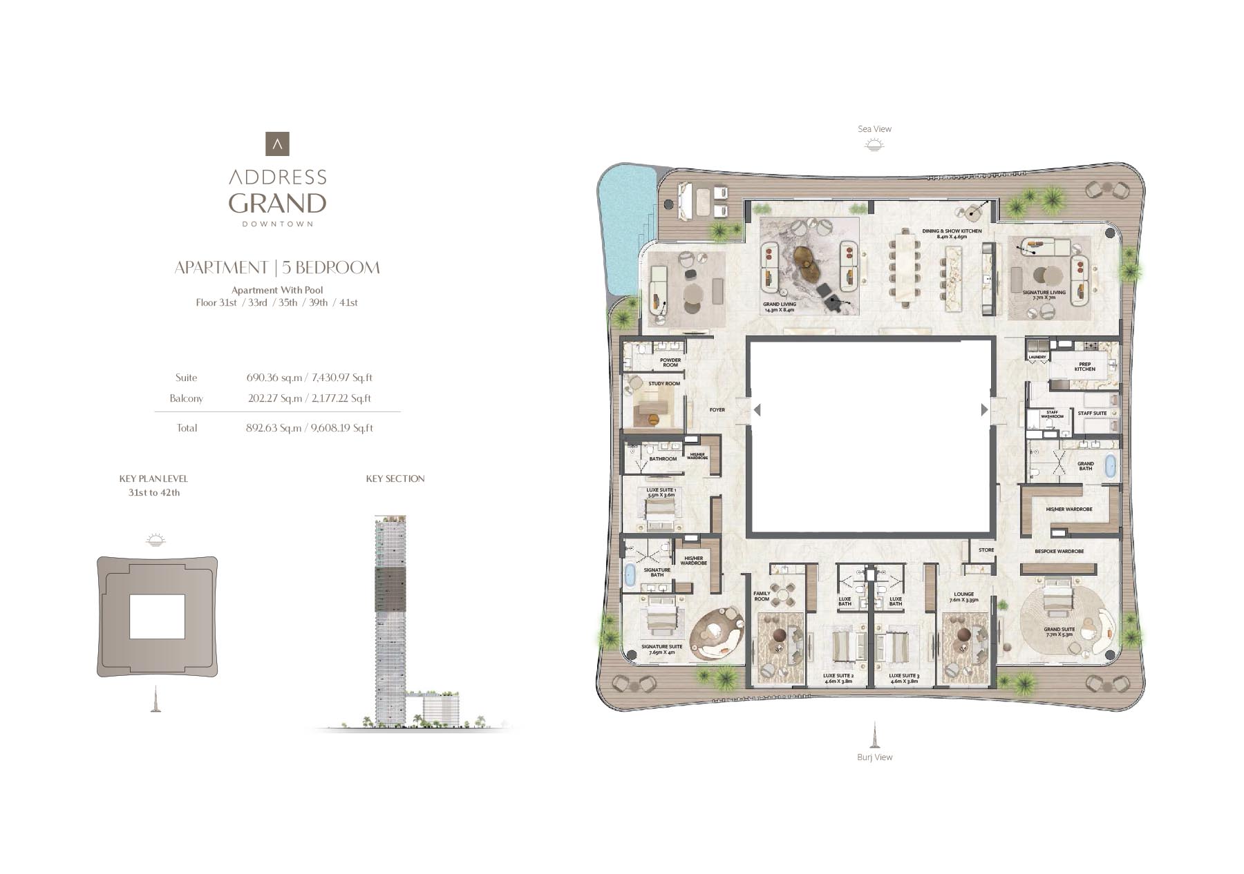 Nshama Address Grand Downtown floor plan 4