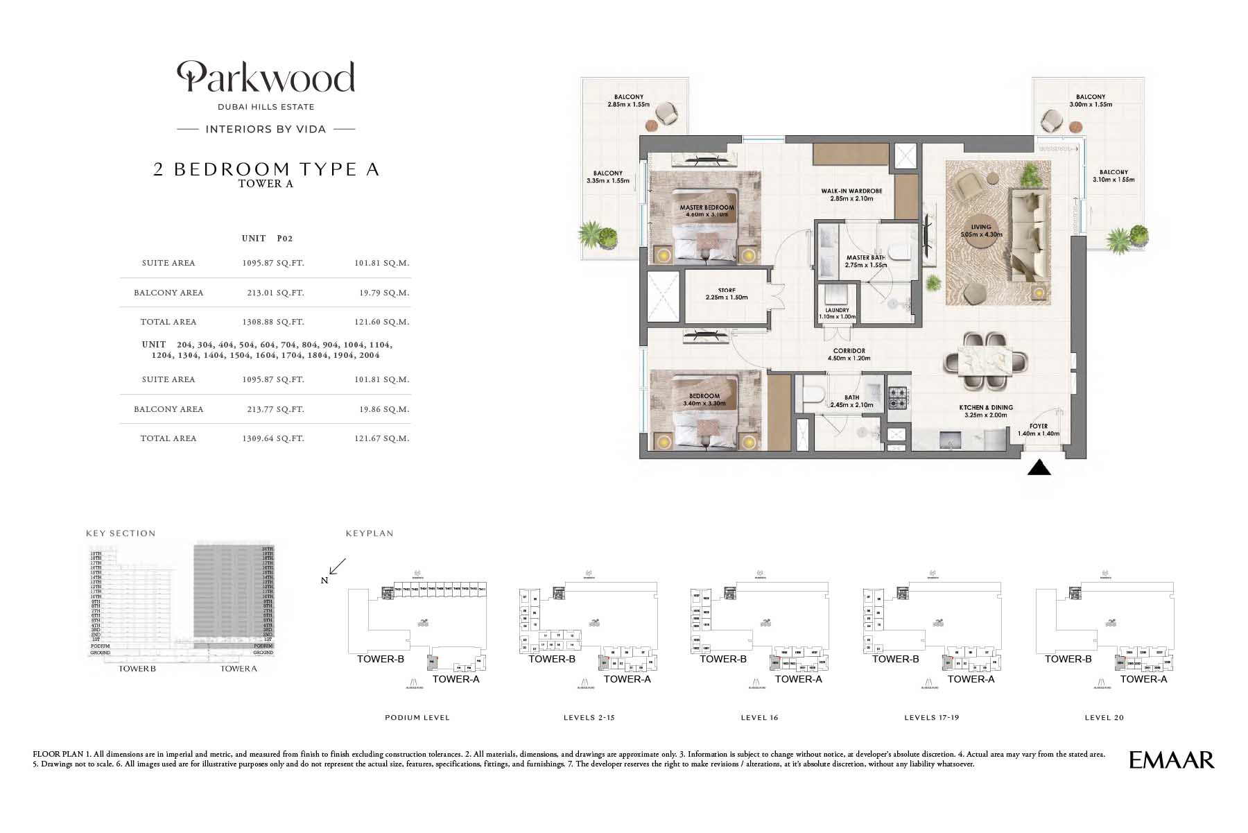 Parkwood at Dubai Hills Estate floor plan 2