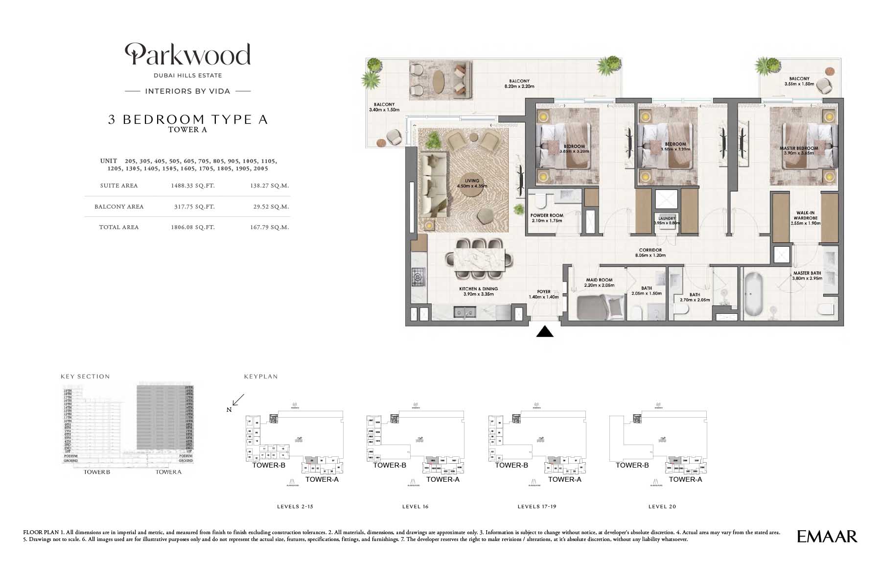 Parkwood at Dubai Hills Estate floor plan 3