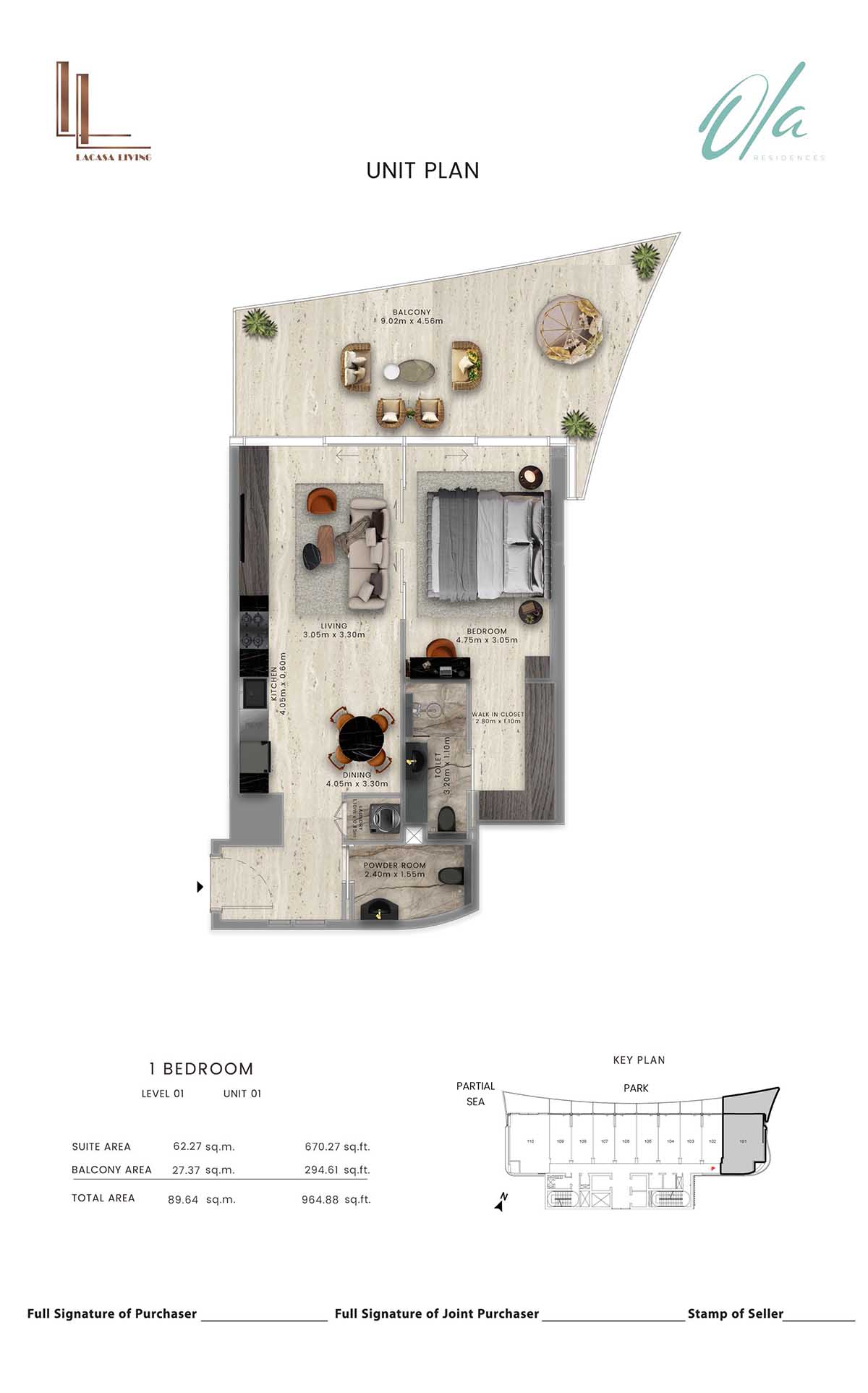 Ola Residences at Al Marjan floor plan 2