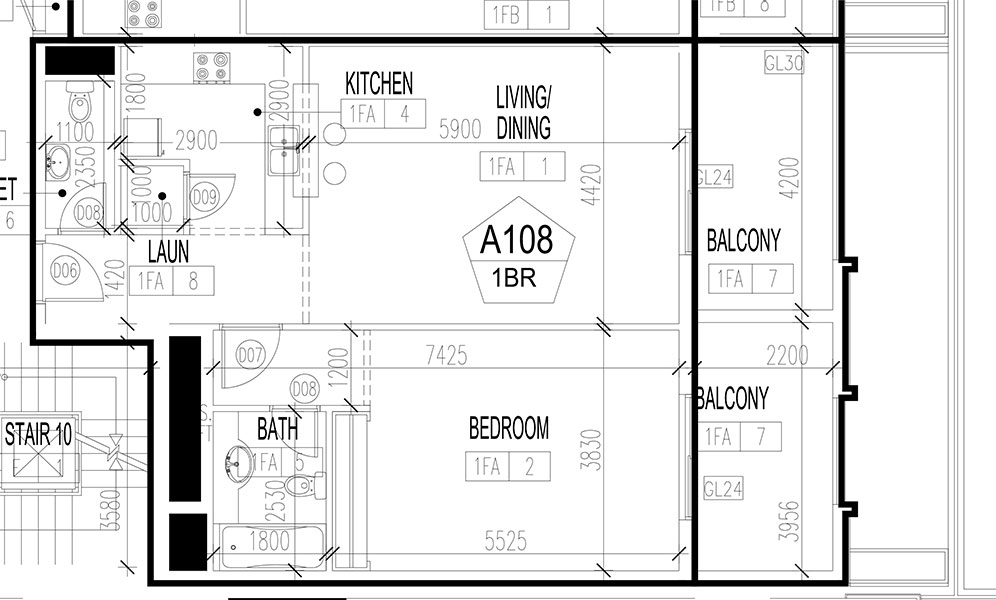 Plaza Residences floor plan 1