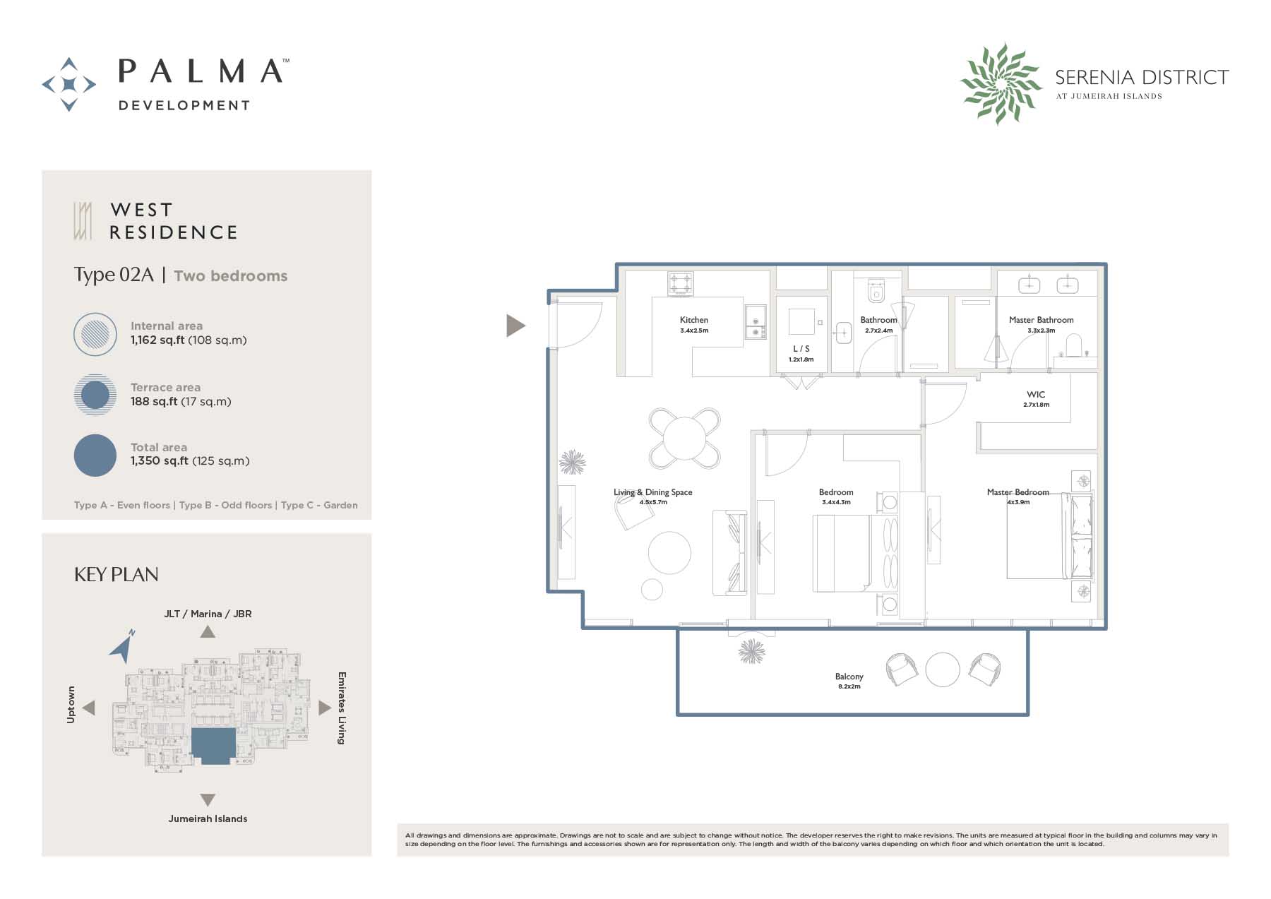 Serenia District West at Jumeirah floor plan 3