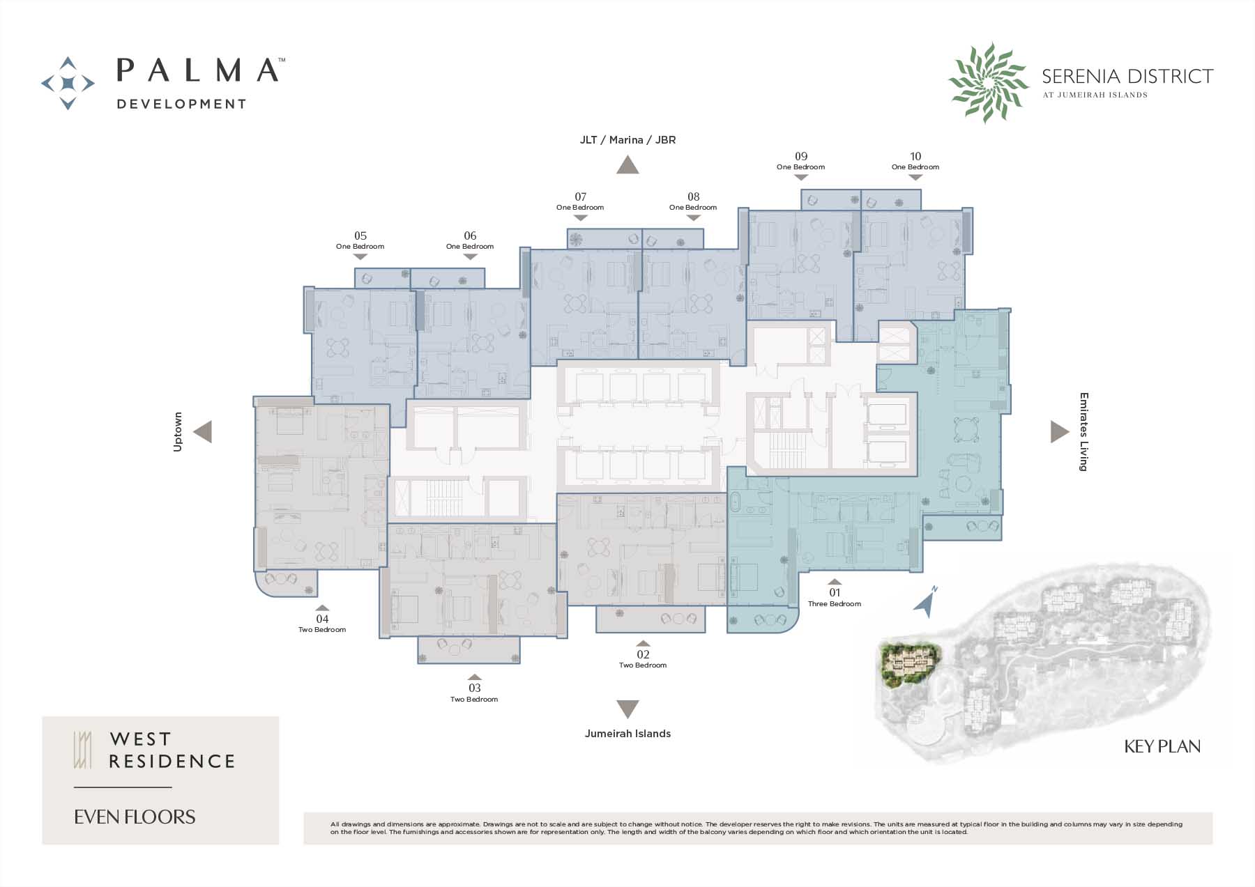 Serenia District West at Jumeirah floor plan 2