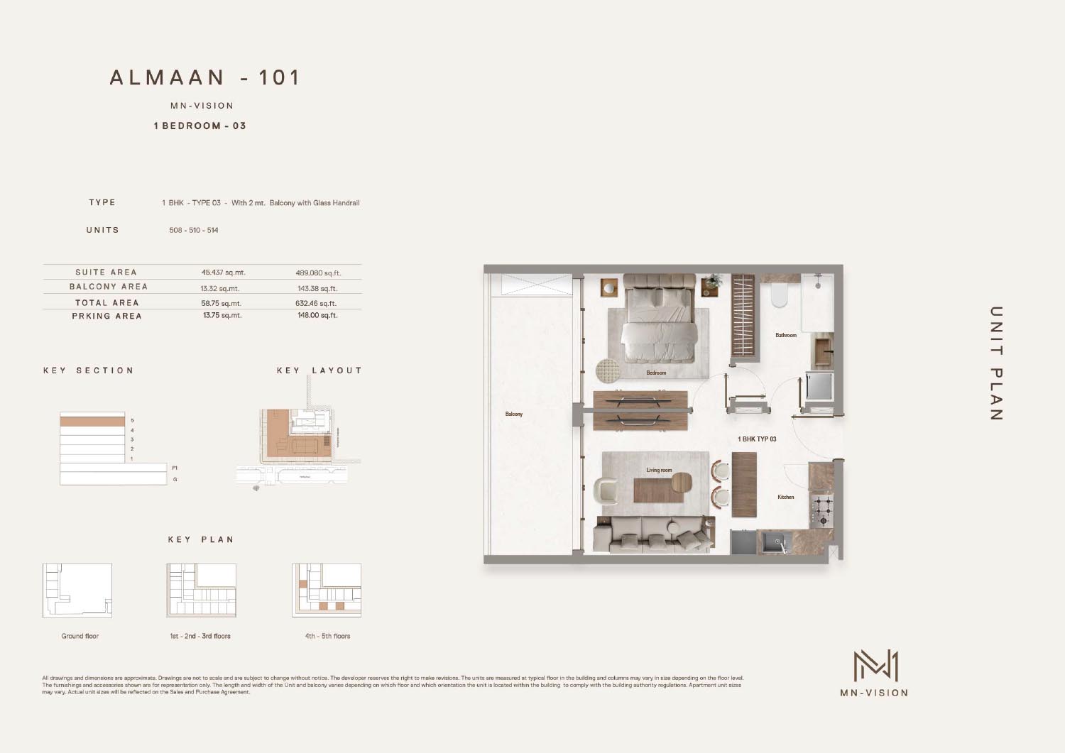 Almaan 101 at JVC floor plan 2