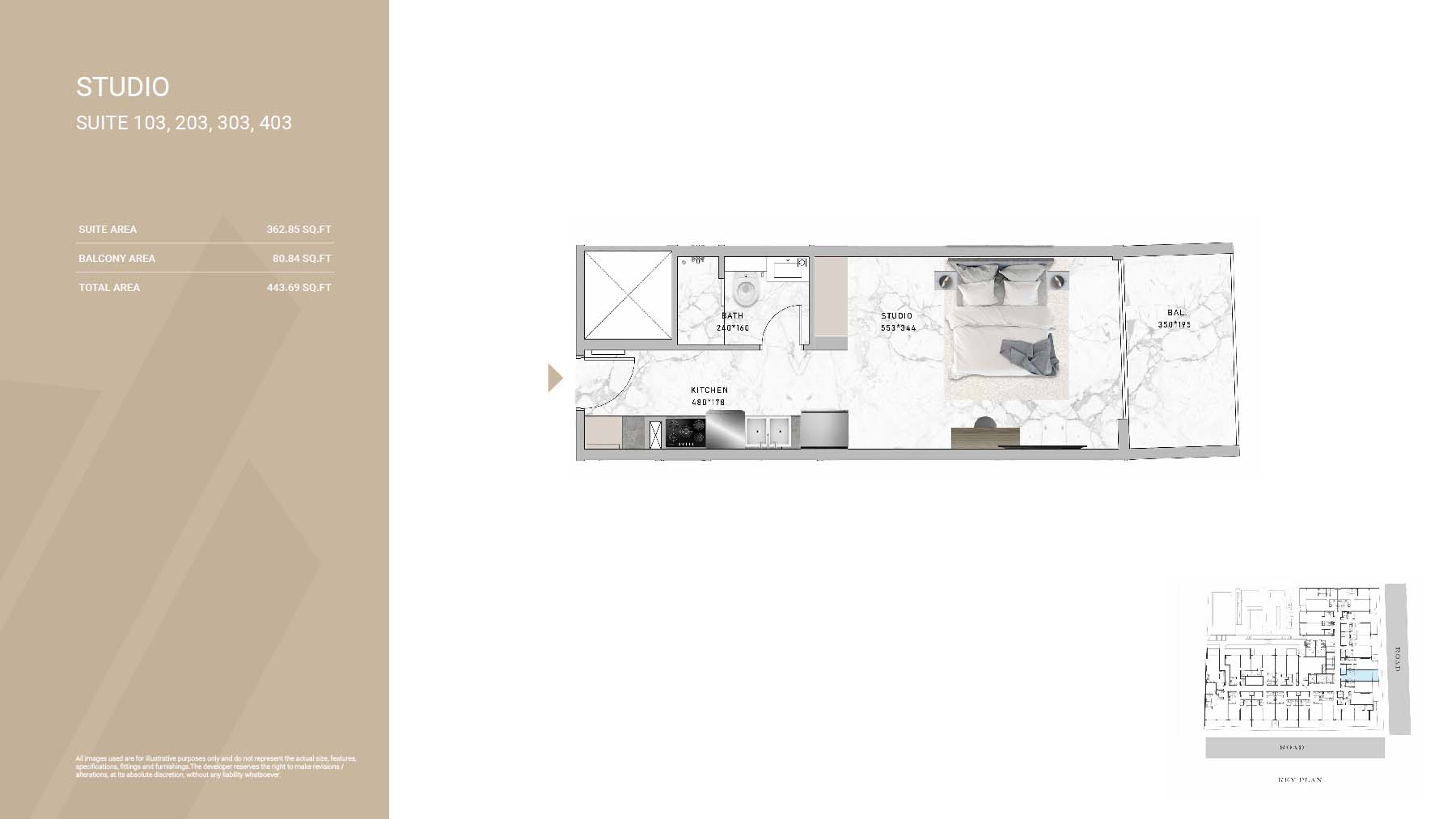 Al Serh Residences 11 at JVC floor plan 1