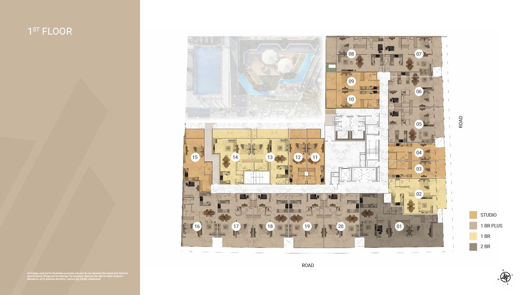 Al Serh Residences 11 at JVC floor plan 3