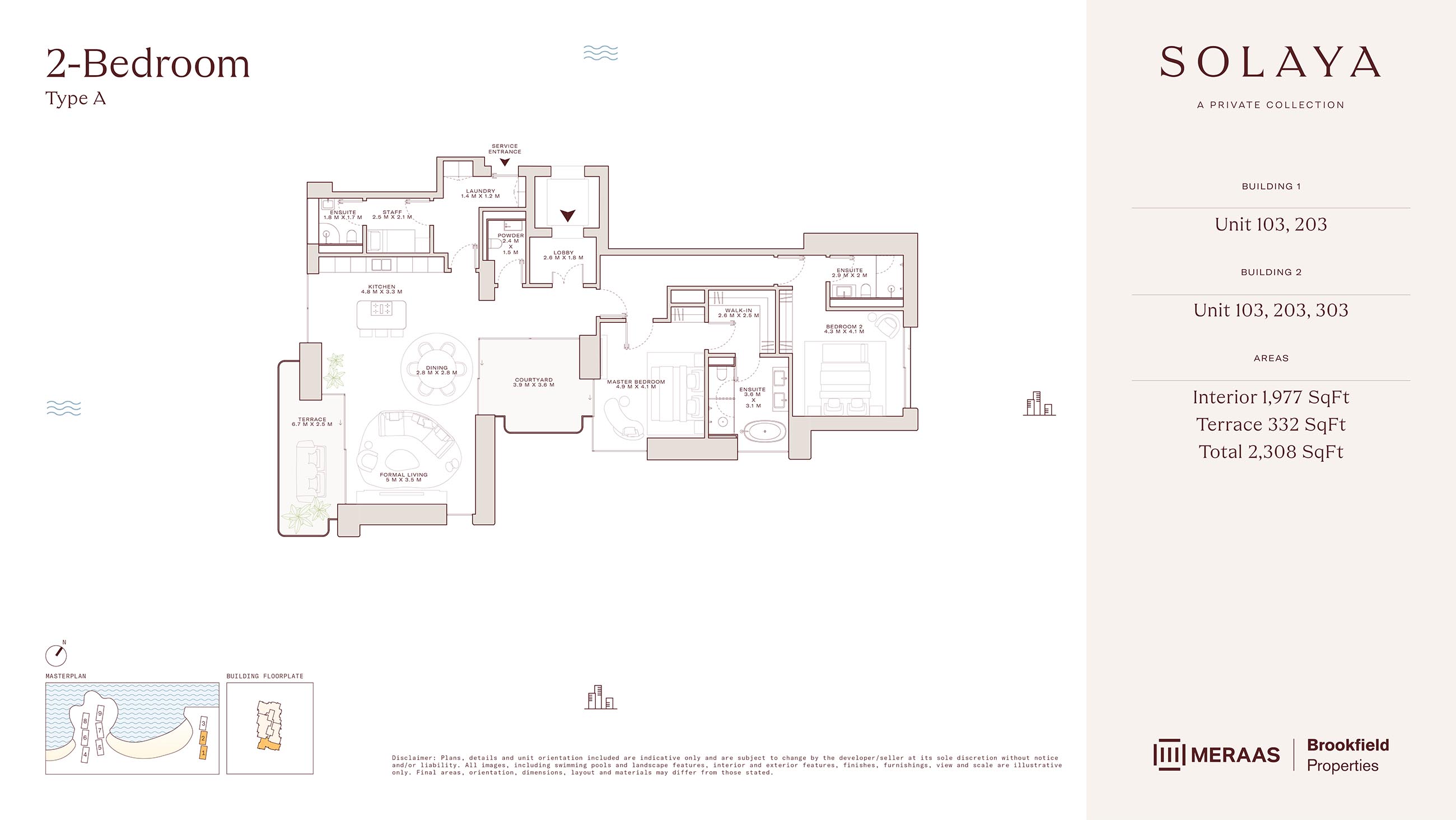 Solaya at La Mer floor plan 2