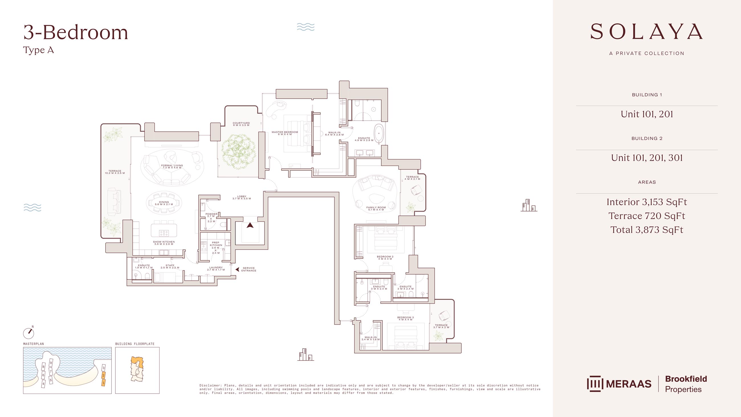 Solaya at La Mer floor plan 3