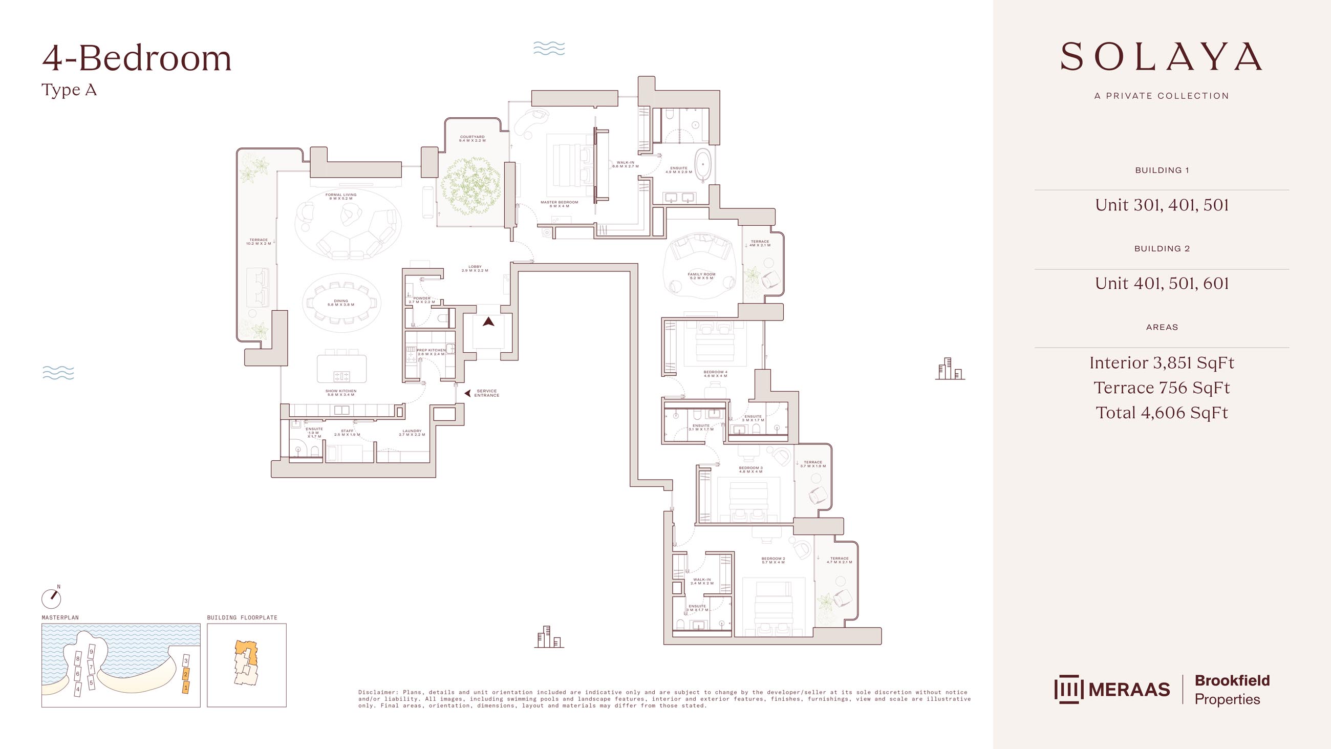 Solaya at La Mer floor plan 4